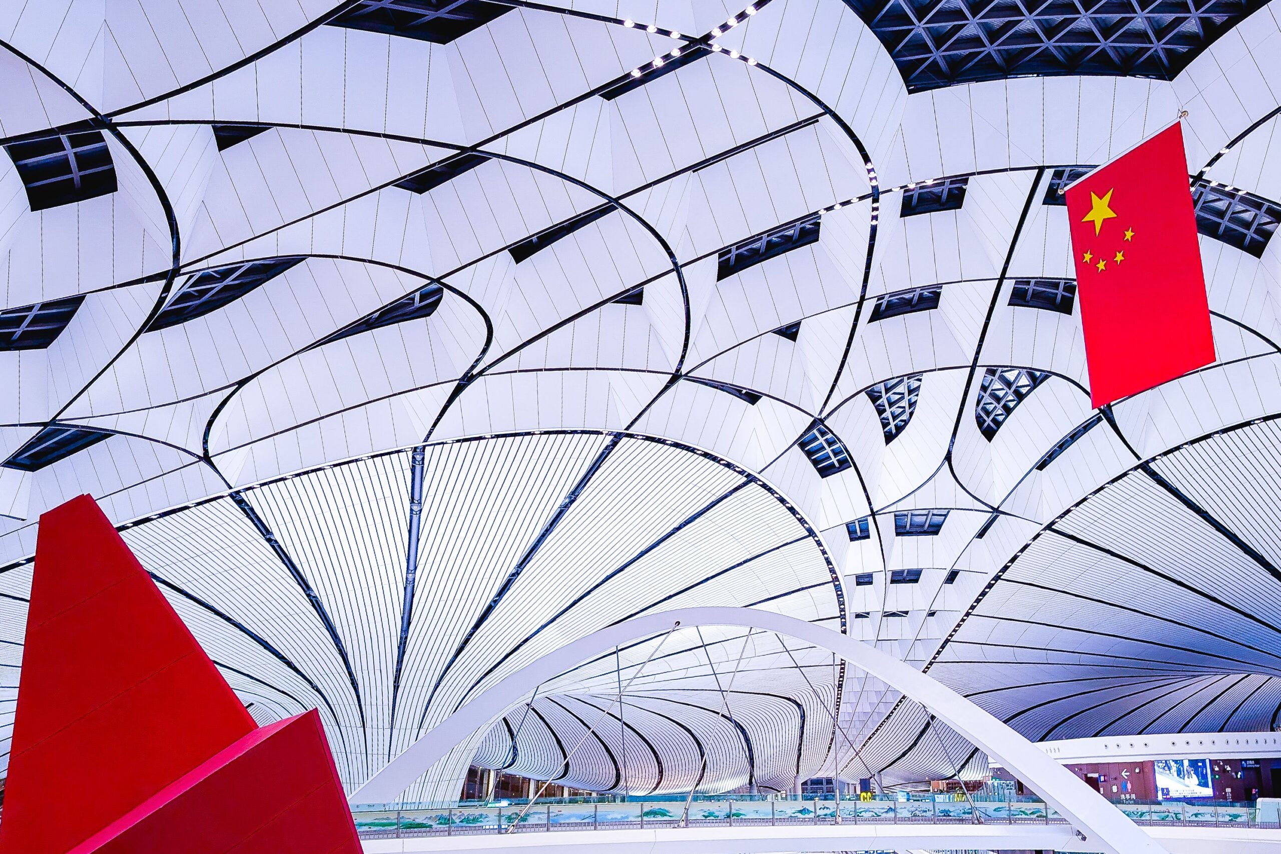 Rendering long thanh international airport terminal lotus-inspired design