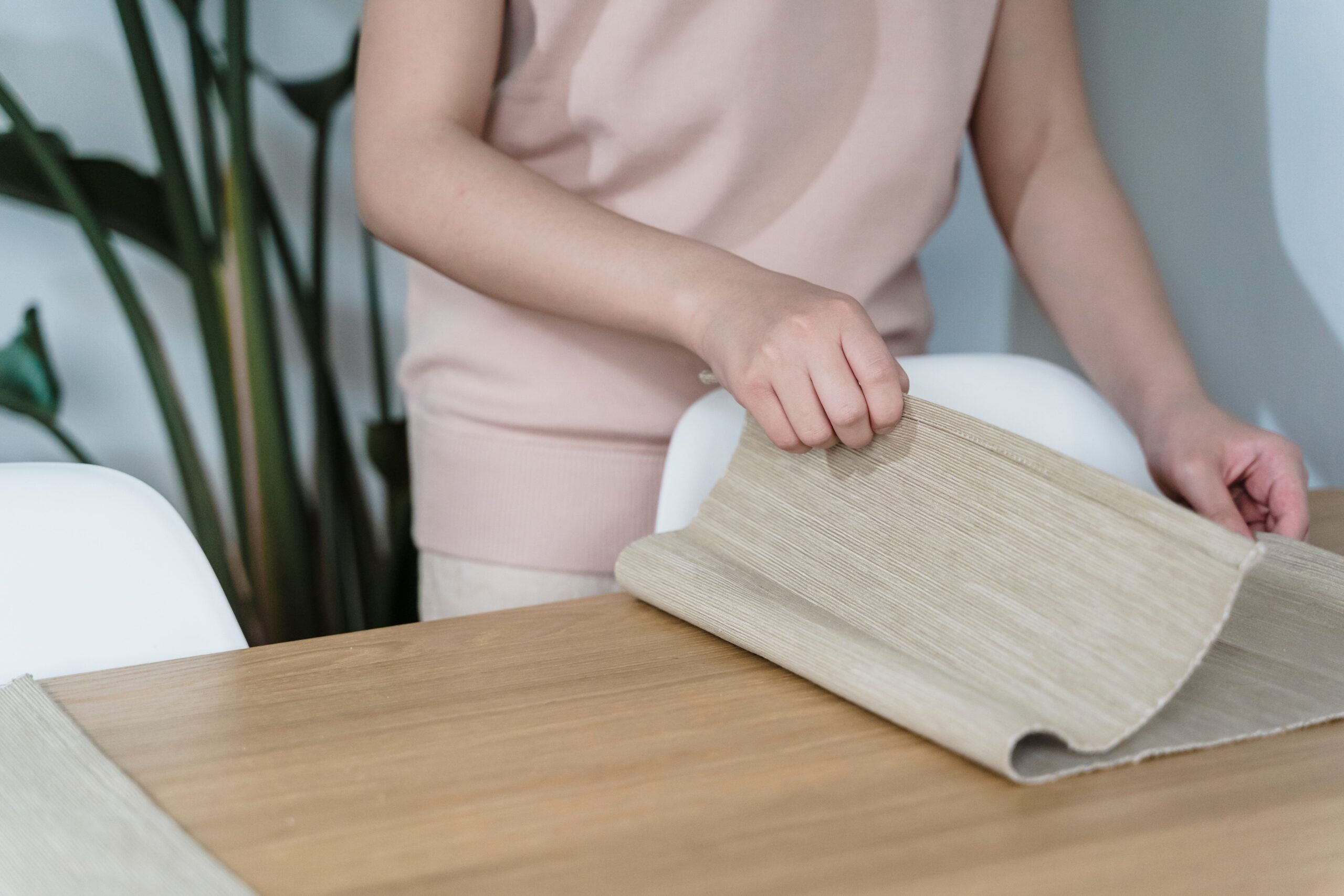 Close different placemat